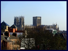 Views of York Minster from afar